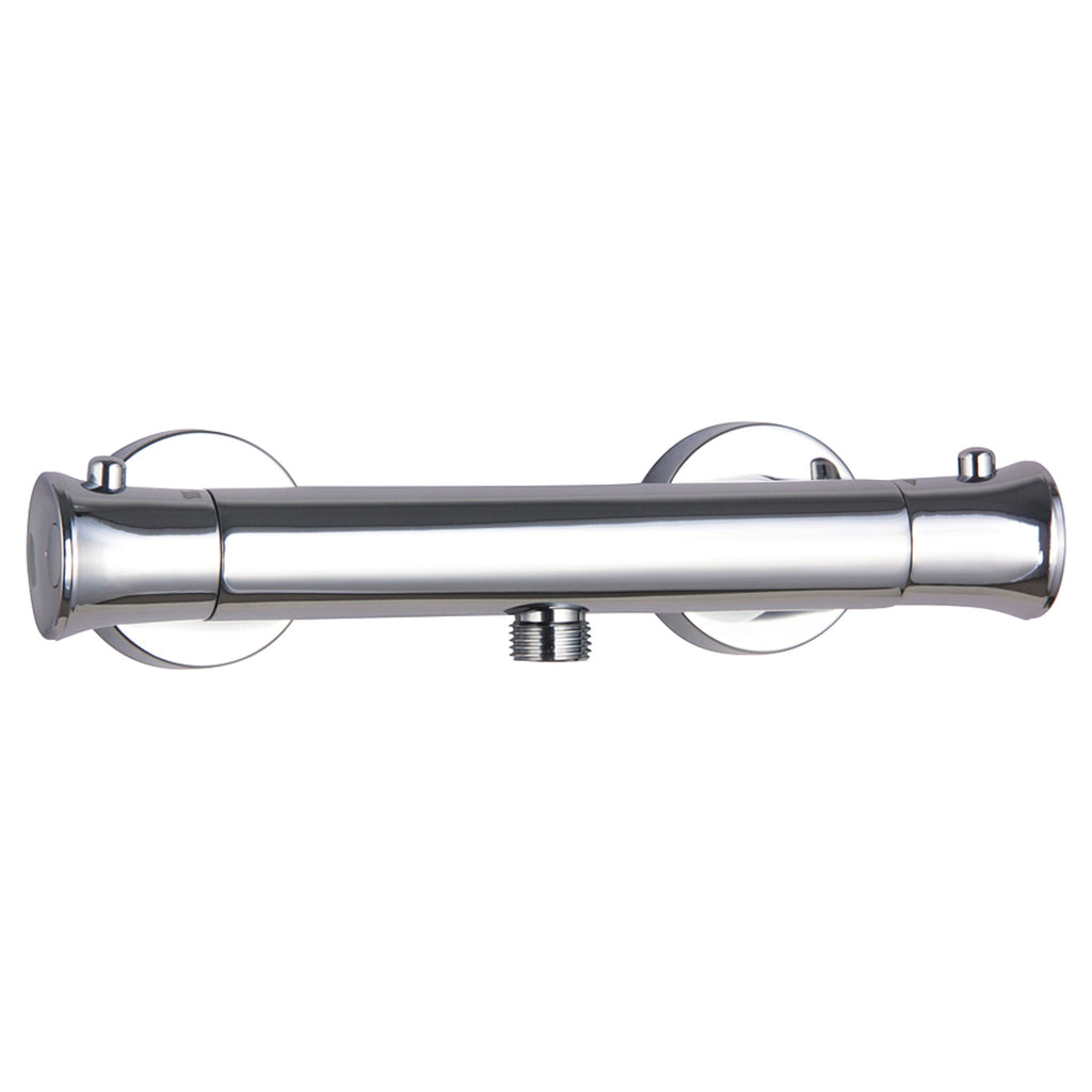 Tailored 1/2? Bottom 1 Outlet Thermostatic Bar Shower Valve With Easy Fit - Chrome - 33