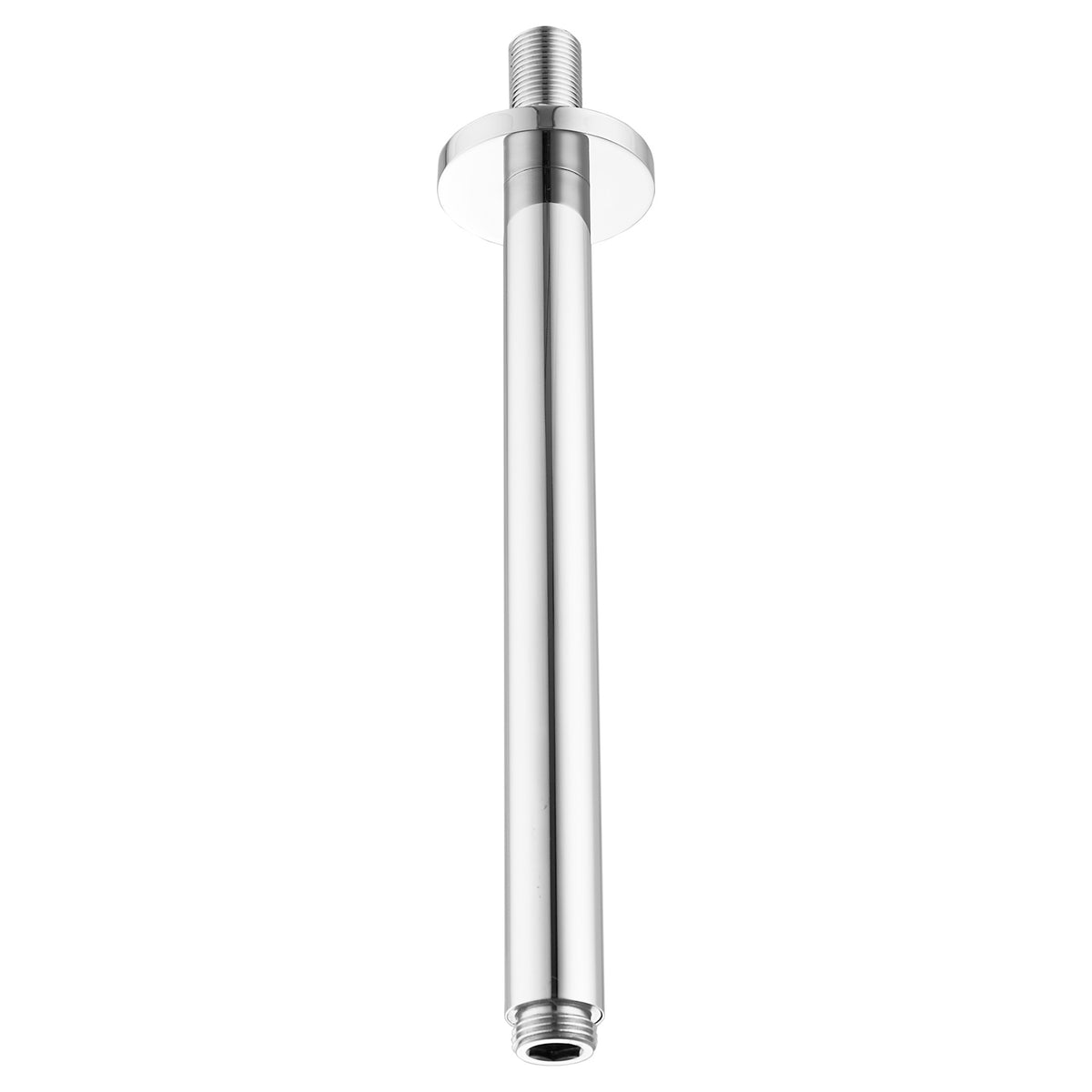 Tailored Round Ceiling Shower Arm - 250mm Long, Chrome