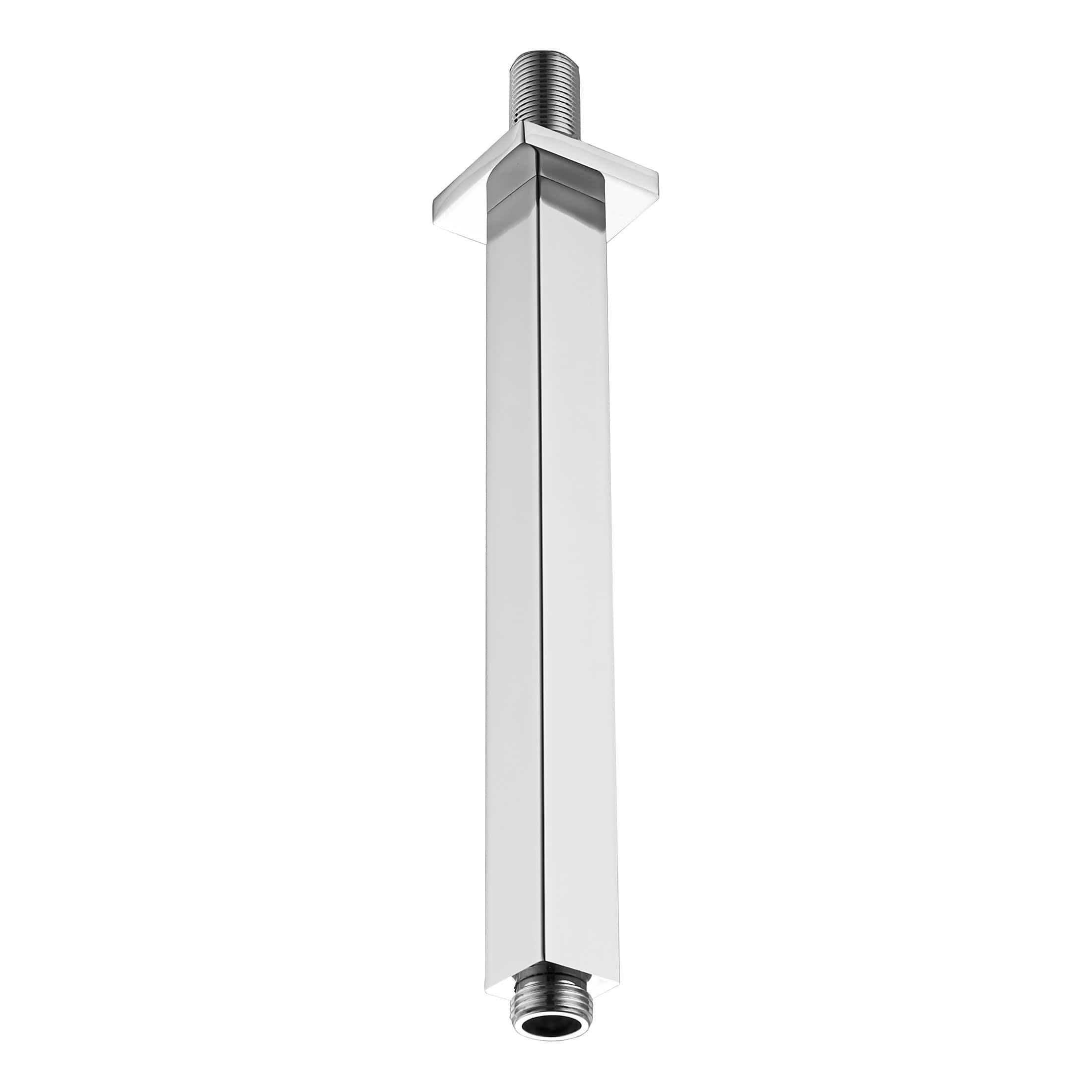 High-quality shower riser with modern chrome finish, designed for luxury bathroom upgrades and plumbing fixtures at Bubly Bathrooms UK.