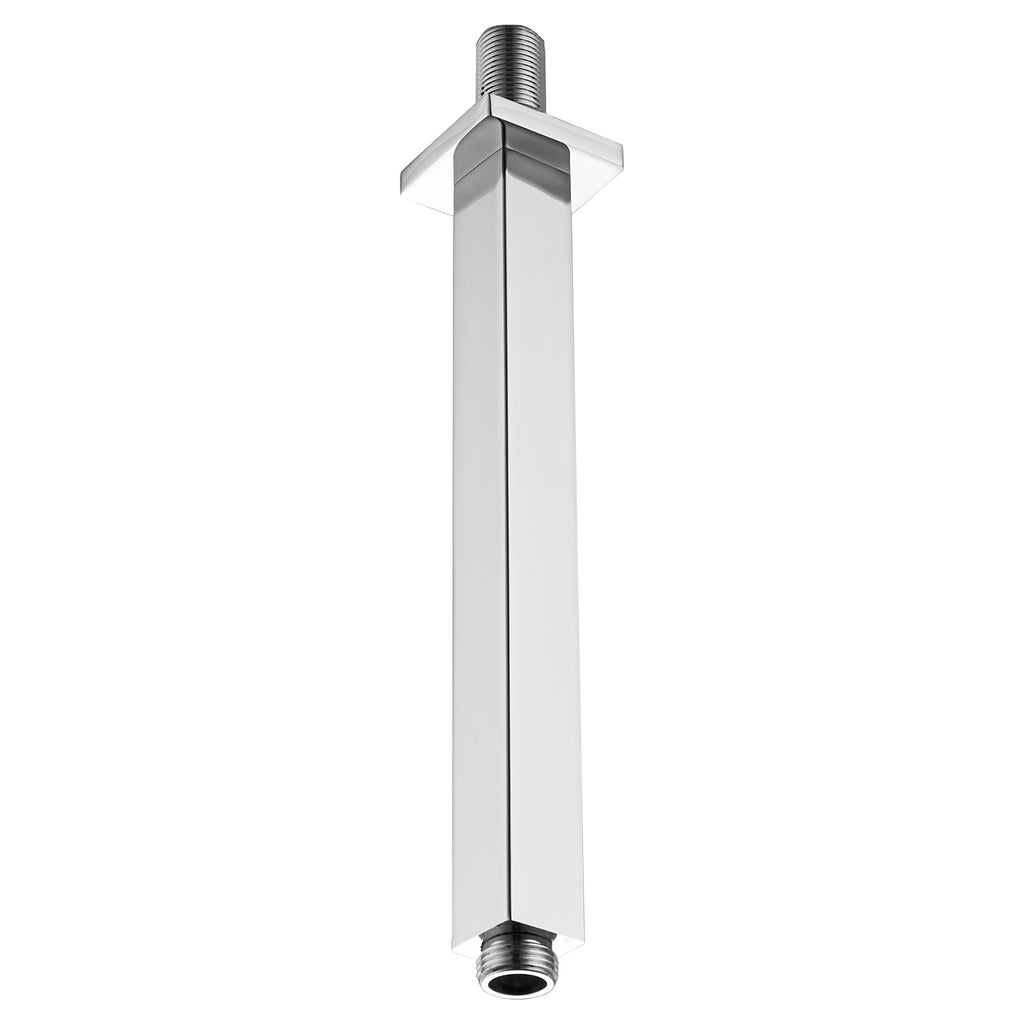 Tailored Square Ceiling Shower Arm - 250mm Long, Chrome