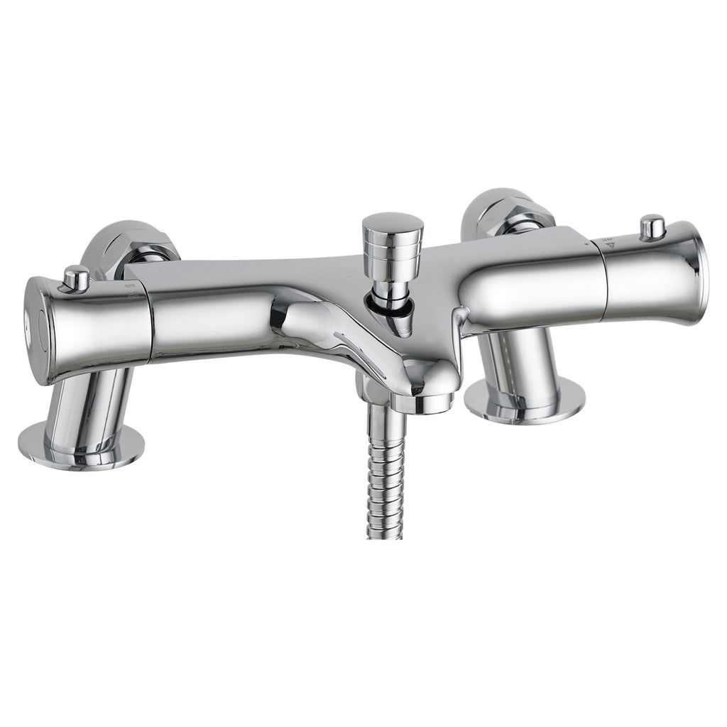 Tailored Thermostatic Bath Filler Tap With Legs - Chrome - 65