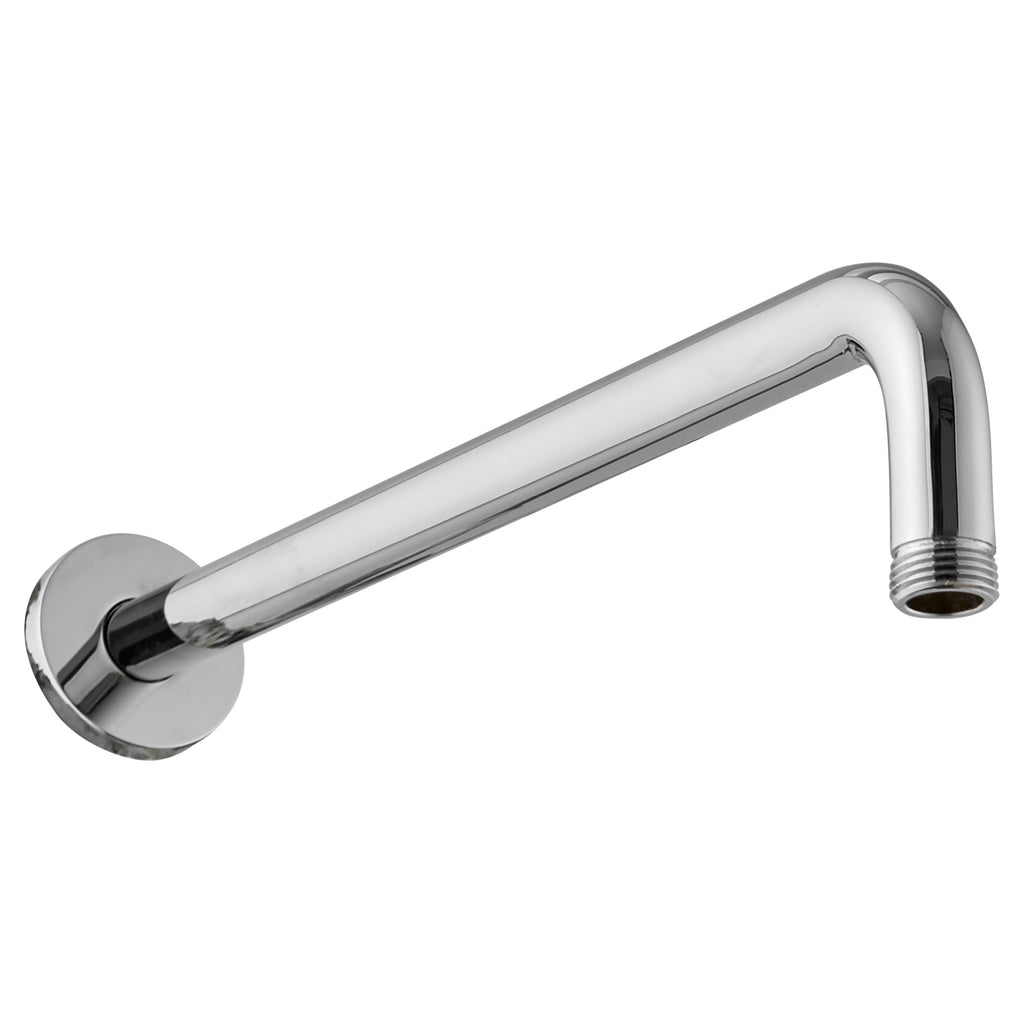 Tailored Round Wall Mounted Shower Arm - 345mm Long, Chrome