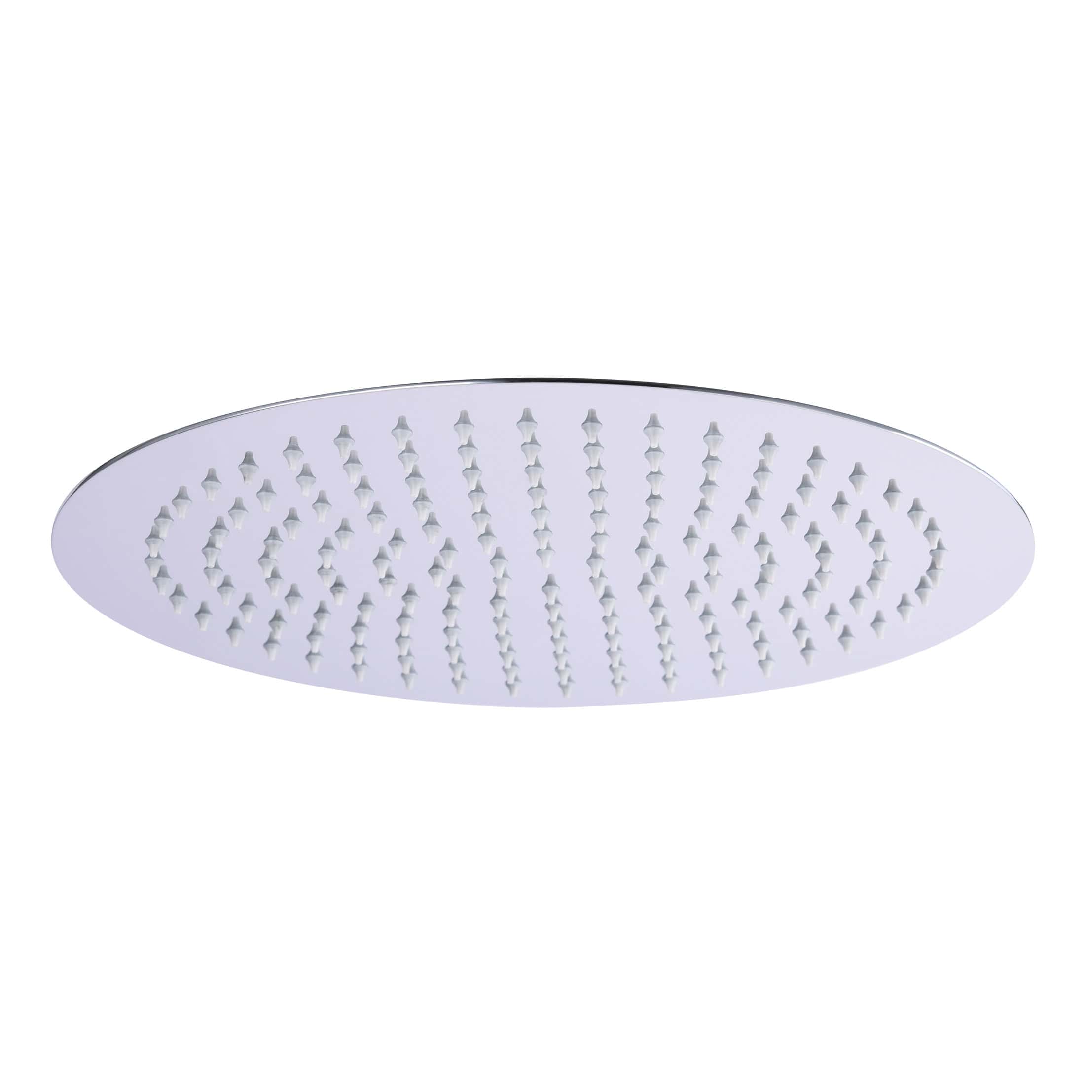 Round LED shower head with adjustable water nozzles for a modern bathroom bathroom upgrade.