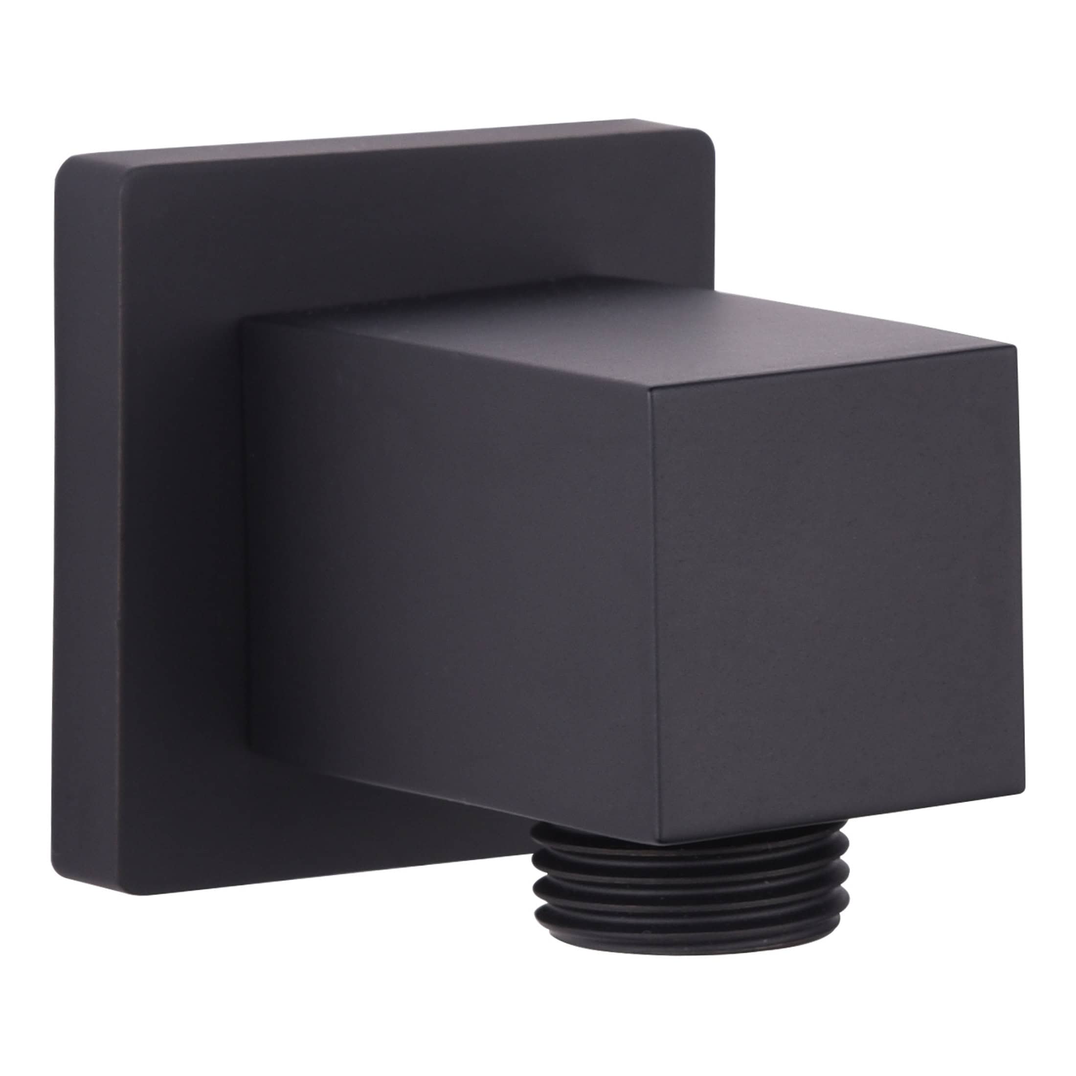 Black square wall-mounted bathroom soap or shampoo dispenser with a sleek matte finish. Designed for modern bathrooms, easy to install and refill for a clean, minimalist look.
