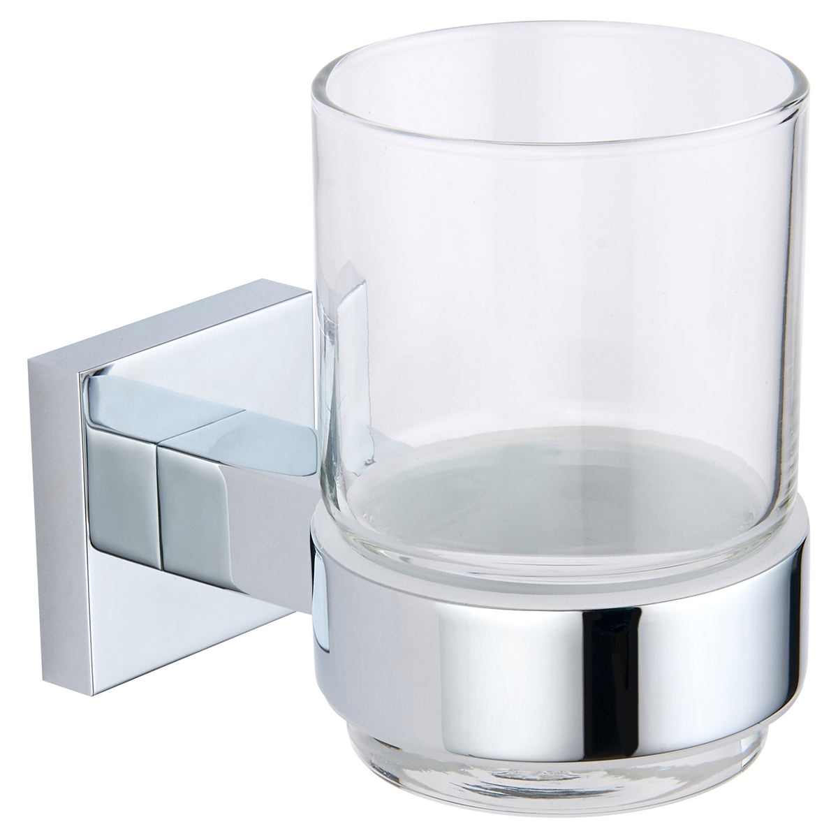 Tailored Sydney Square Tumbler and Holder, Chrome