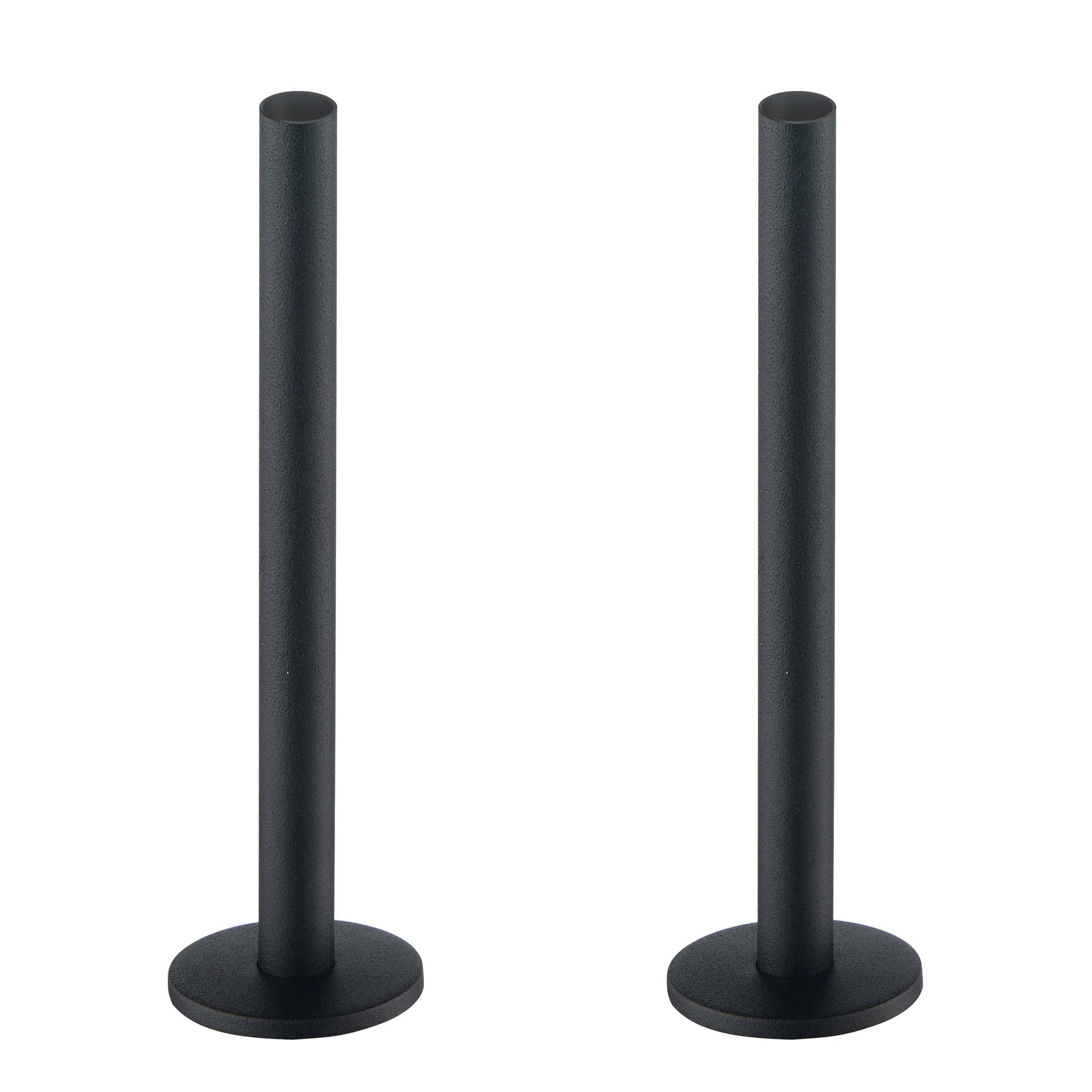 Black freestanding bathroom towel rails with modern design, durable finish, and sturdy bases, ideal for enhancing bathroom organisation and style. Perfect for contemporary bathroom interiors.