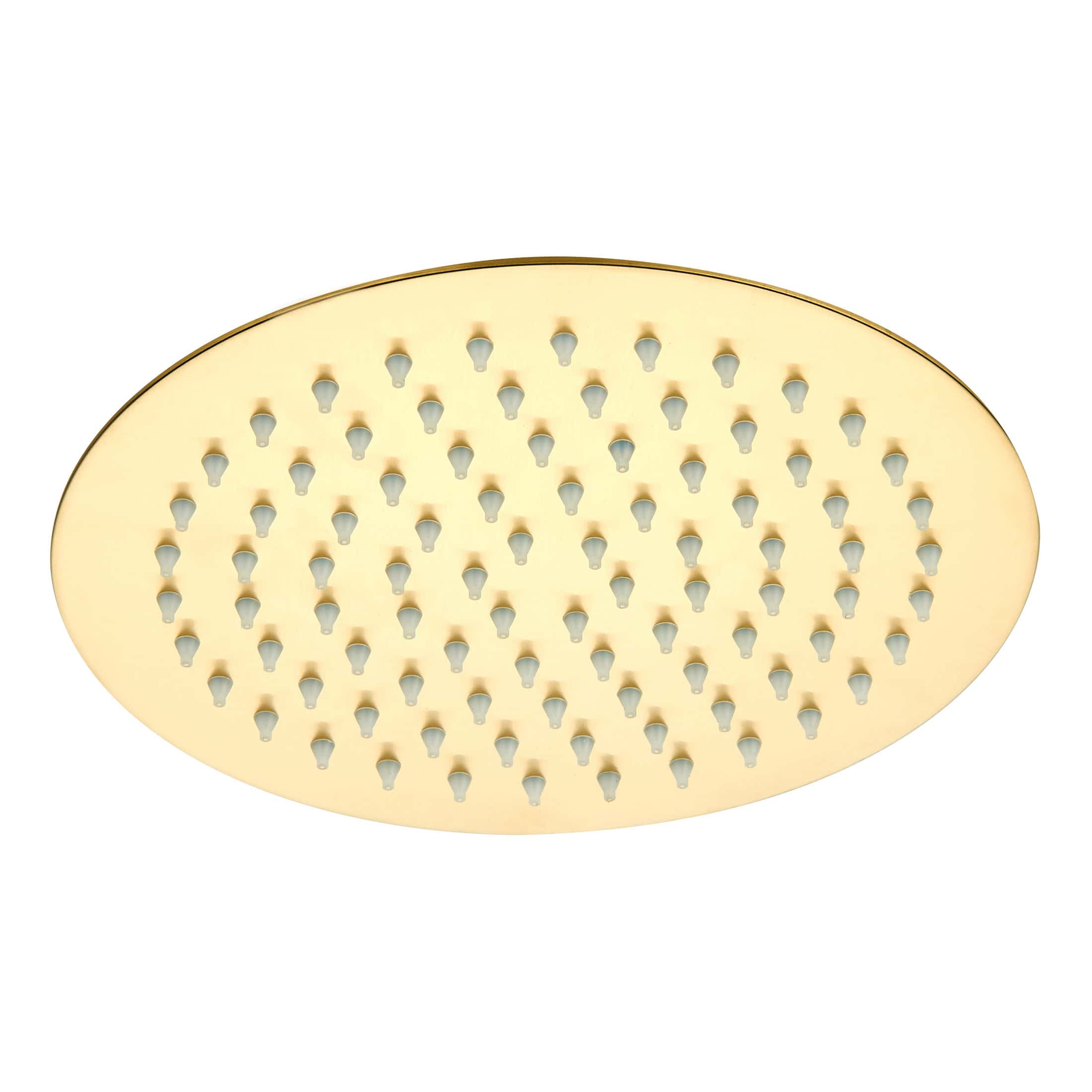 Showerhead with multiple nozzles, modern oval design, cream finish, suitable for luxurious bathroom bathrooms, water-saving shower fittings, high-pressure spray – Bubly Bathrooms.