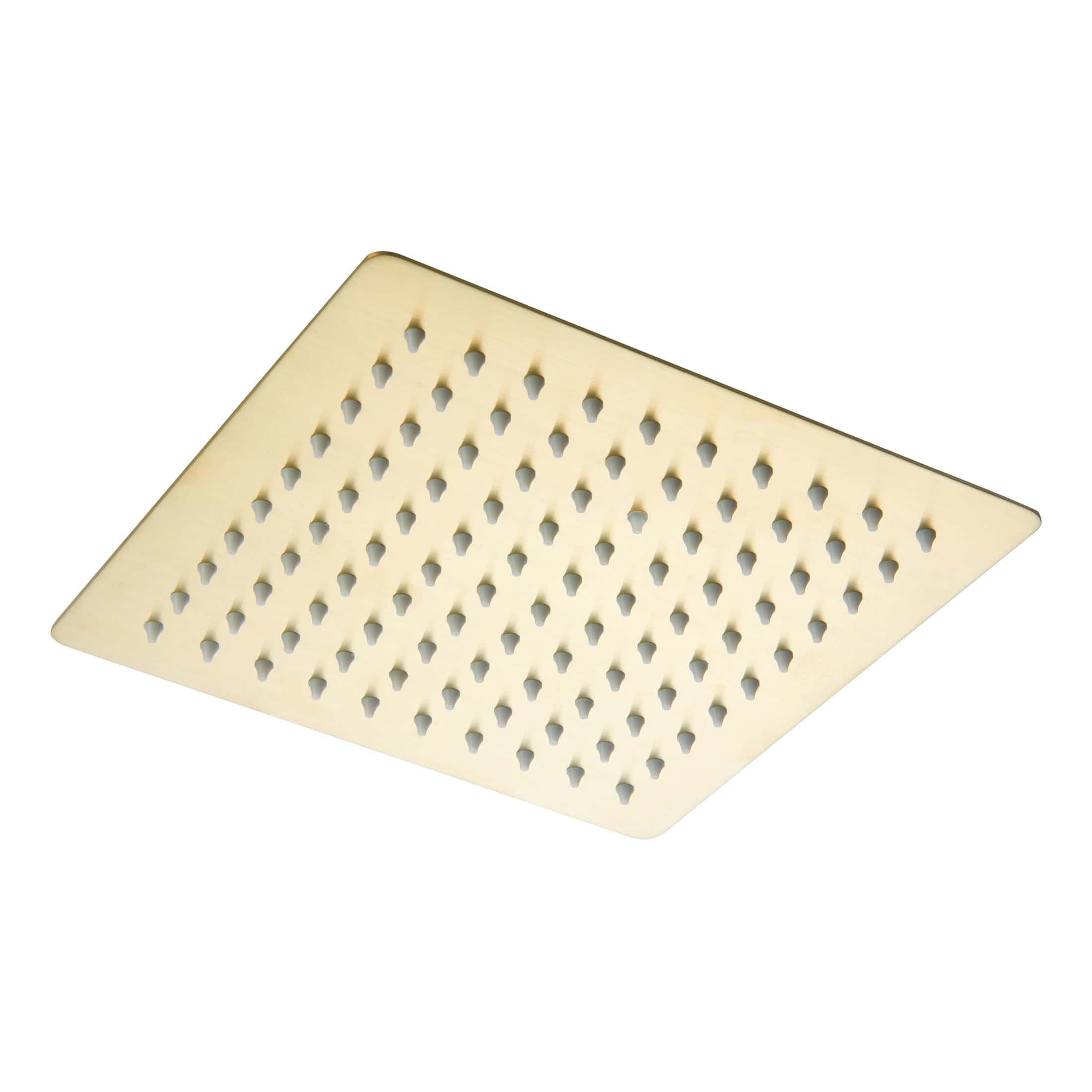 Bright yellow bathroom shower drain cover with multiple small drainage holes, designed for easy water flow and hygiene maintenance. Perfect for modern bathroom renovations.