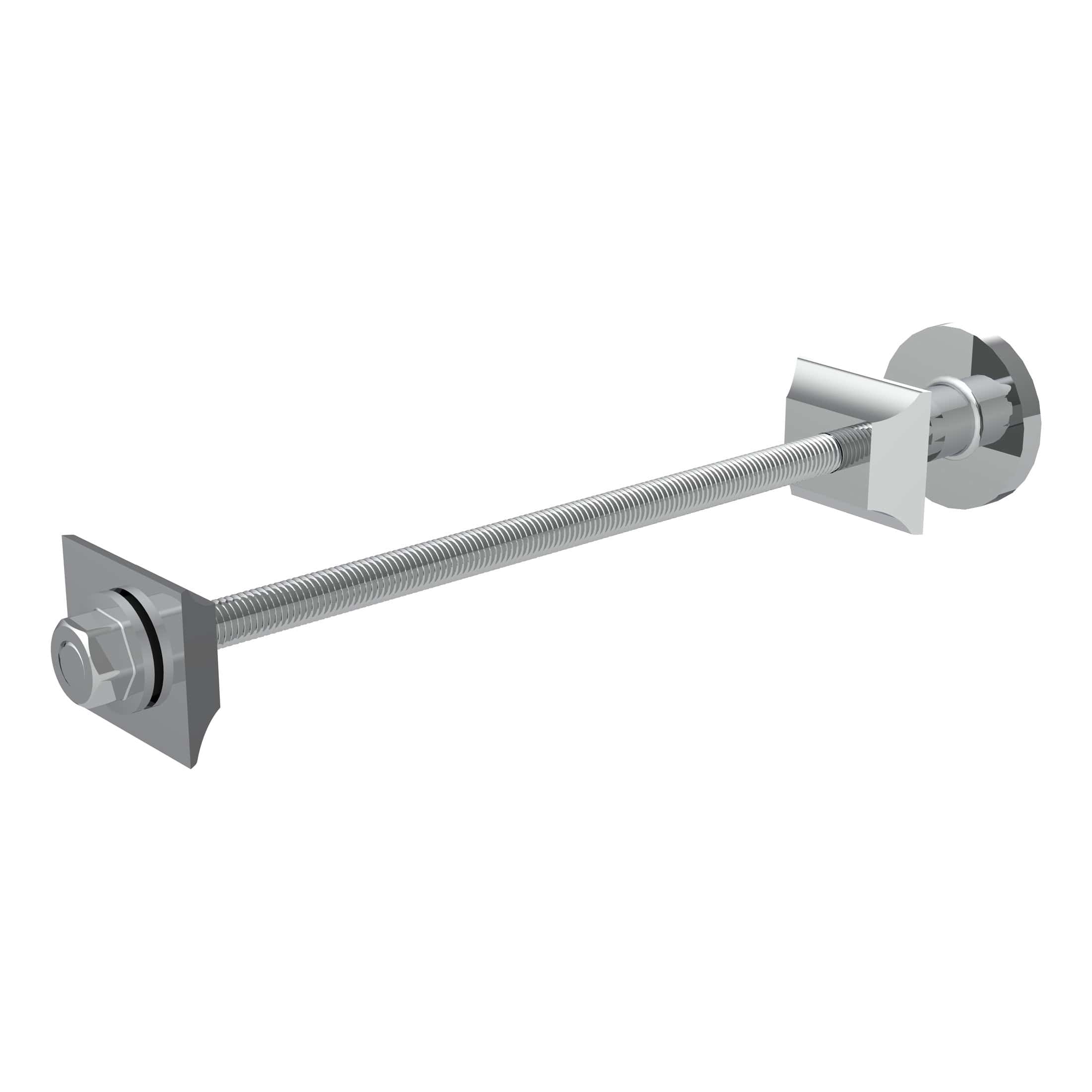 Flexible bathroom tap connector with mounting hardware for easy installation and leak prevention, compatible with various bathroom plumbing fixtures.