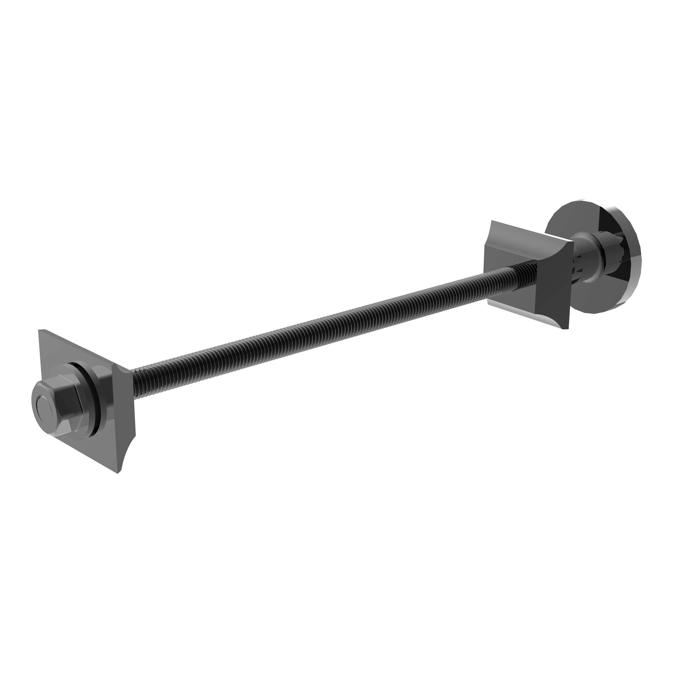 600x600 black adjustable pipe level for bathroom renovation and plumbing installation.