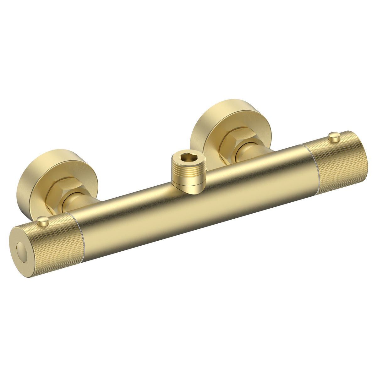 Tailored Menai Round Knurled Handle Brushed Brass