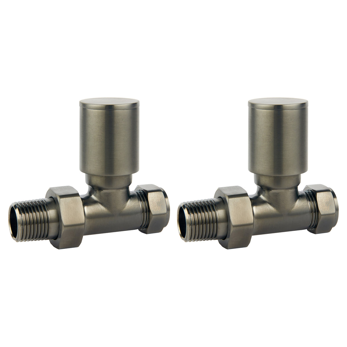 Tailored Round Straight Rad Valves Gunmetal
