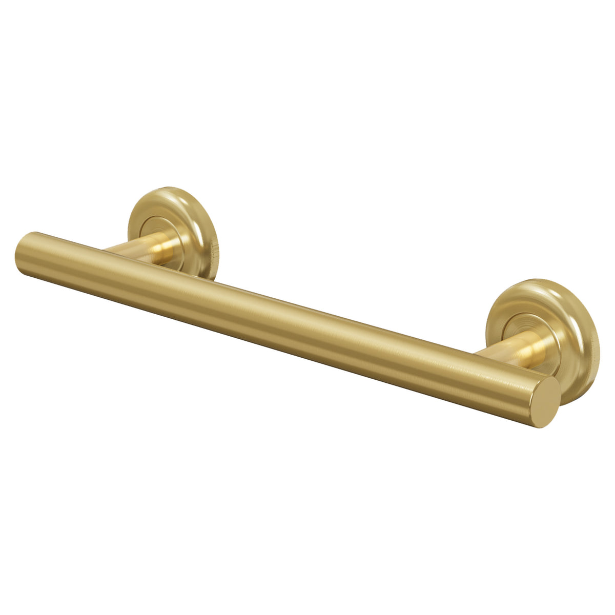 Tailored Melbourne Round 25mm Grab Rail - 350xx77x65mm, Brushed Brass