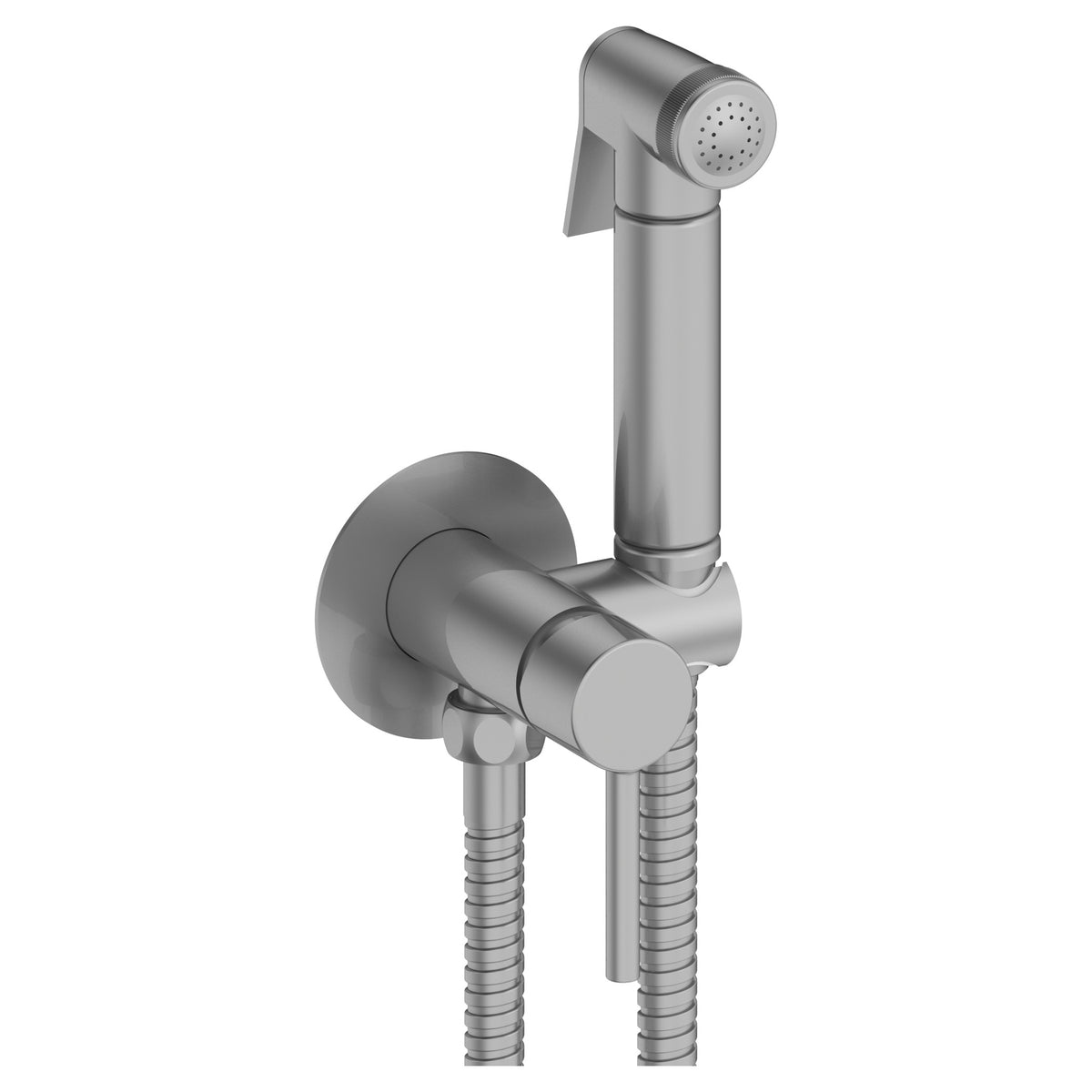 Tailored Brushed Gunmetal Round Douche Spray Kit