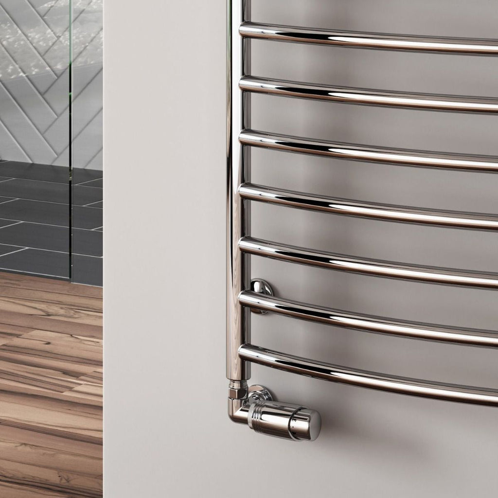 Reina EOS Polished Stainless Steel Heated Towel Rail
