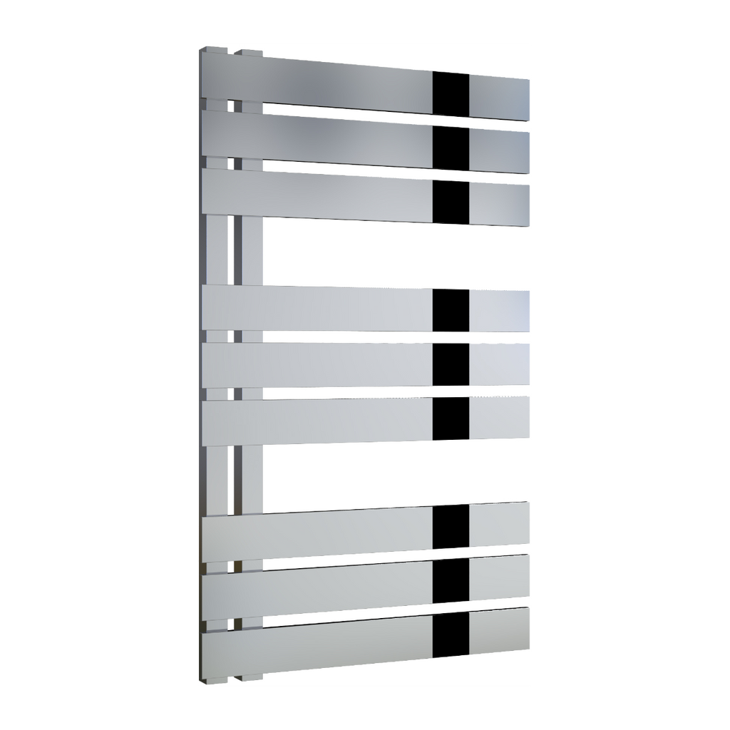 Reina Ricadi Polished Stainless Steel Heated Towel Rail 840mm X 500mm
