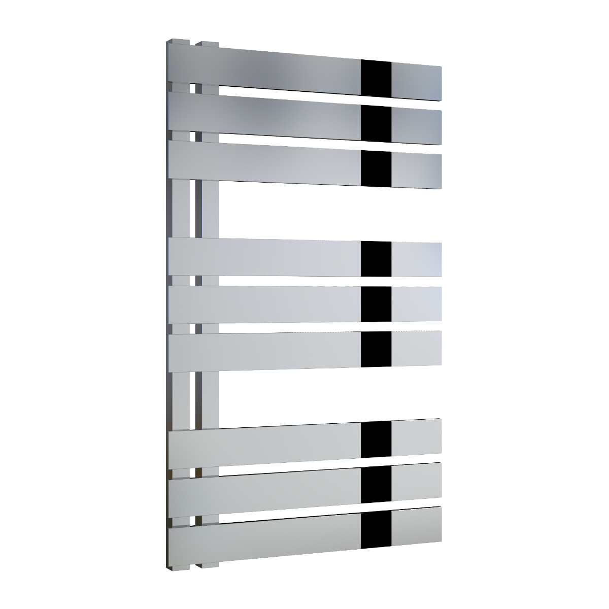 Reina Ricadi Polished Stainless Steel Heated Towel Rail 840mm X 500mm