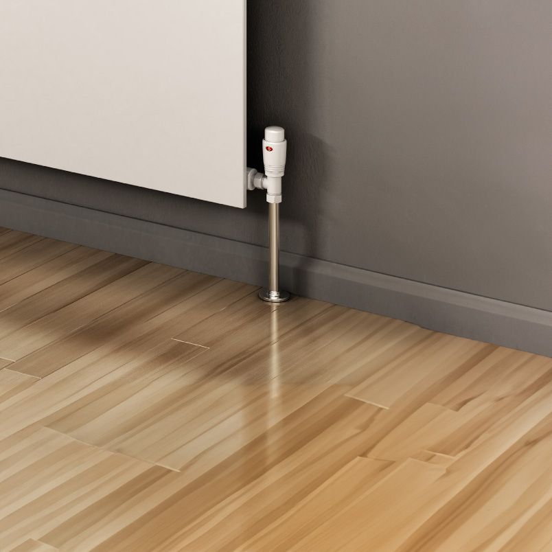 Reina Slimline Horizontal White Designer Radiator