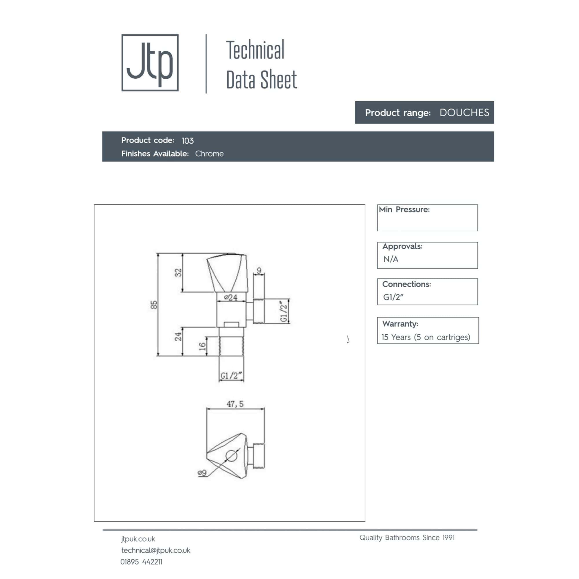 High-quality chrome bathroom shower valve with detailed technical diagram, perfect for modern bathroom installations and plumbing upgrades.