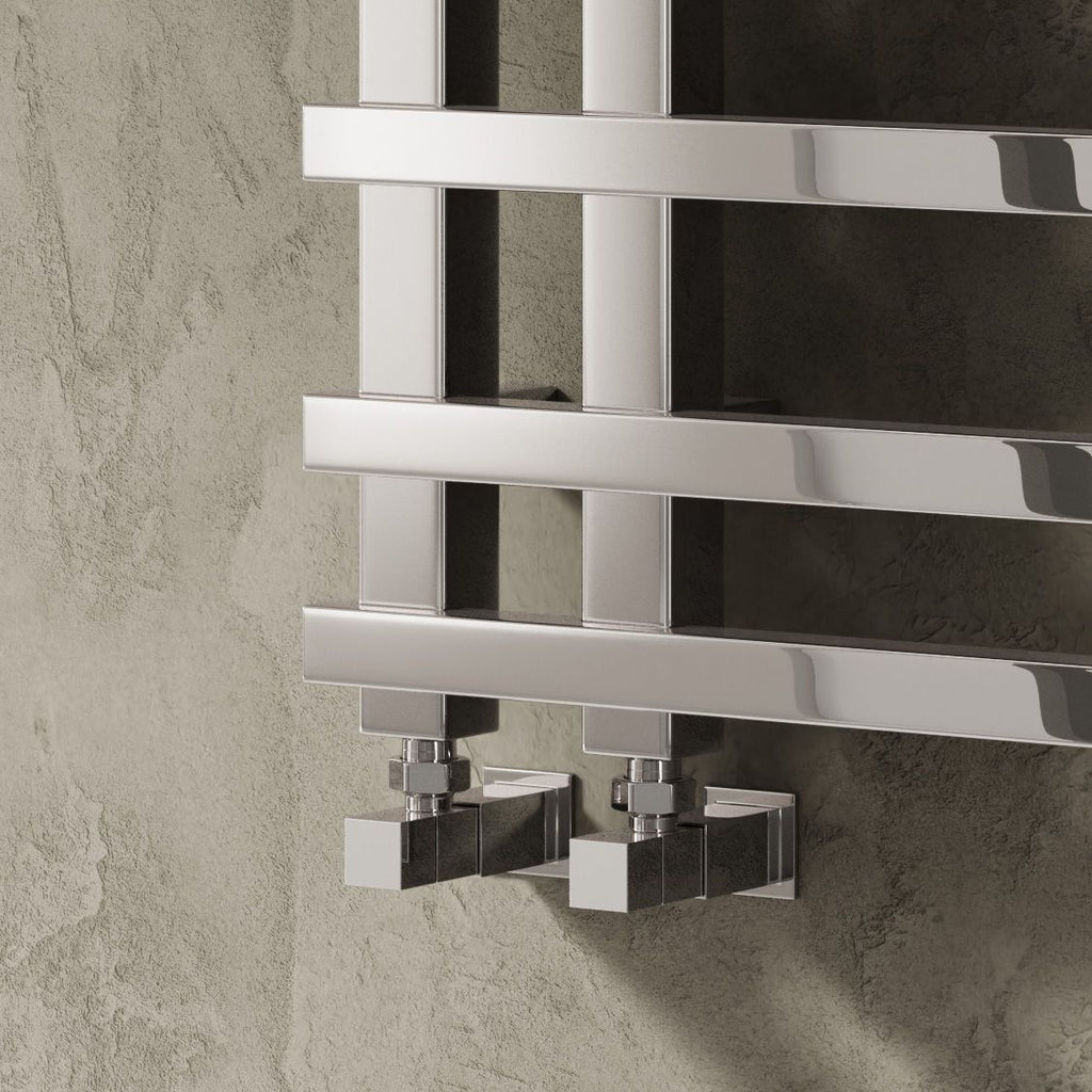 Reina Pietra Chrome Heated Towel Rail