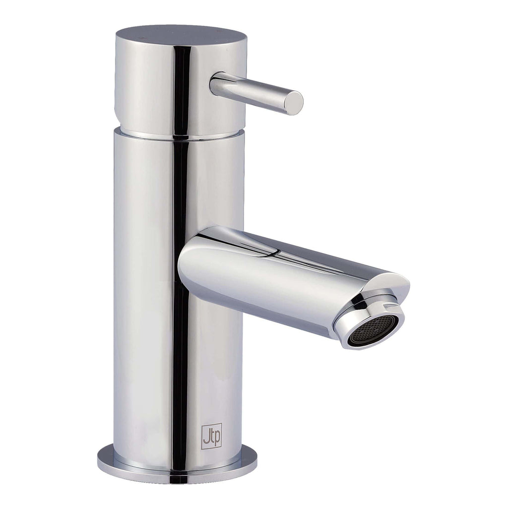 Elegant chrome bathroom mixer tap with a modern design, ideal for stylish and functional bathroom or ensuite installations. Features a sleek spout and single lever for precise water control.