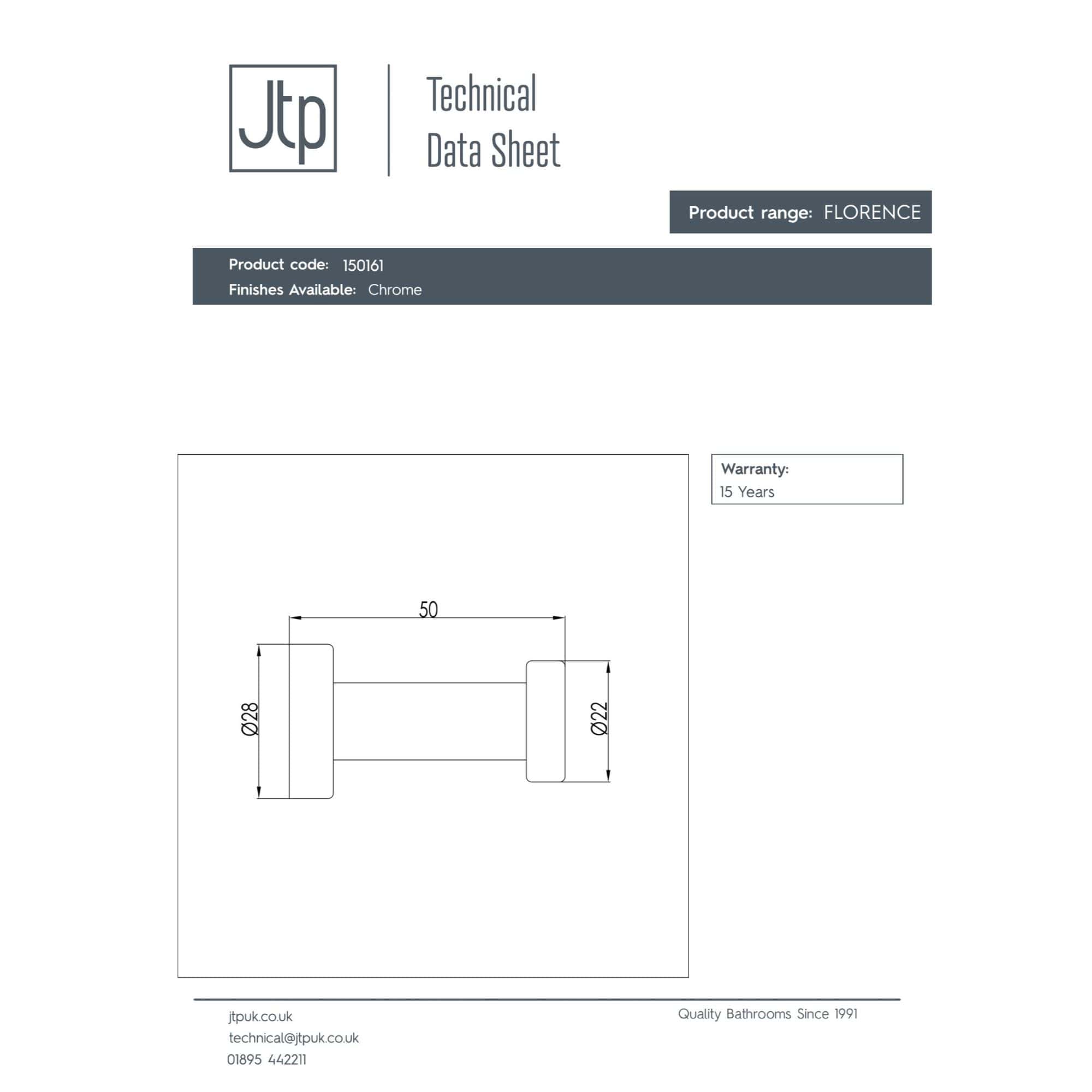 Chrome finish Bubly Bathrooms Florence bathroom tap technical drawing, detailed specifications, and dimensions for modern bathroom design. Perfect for high-quality bathroom renovation or installation.