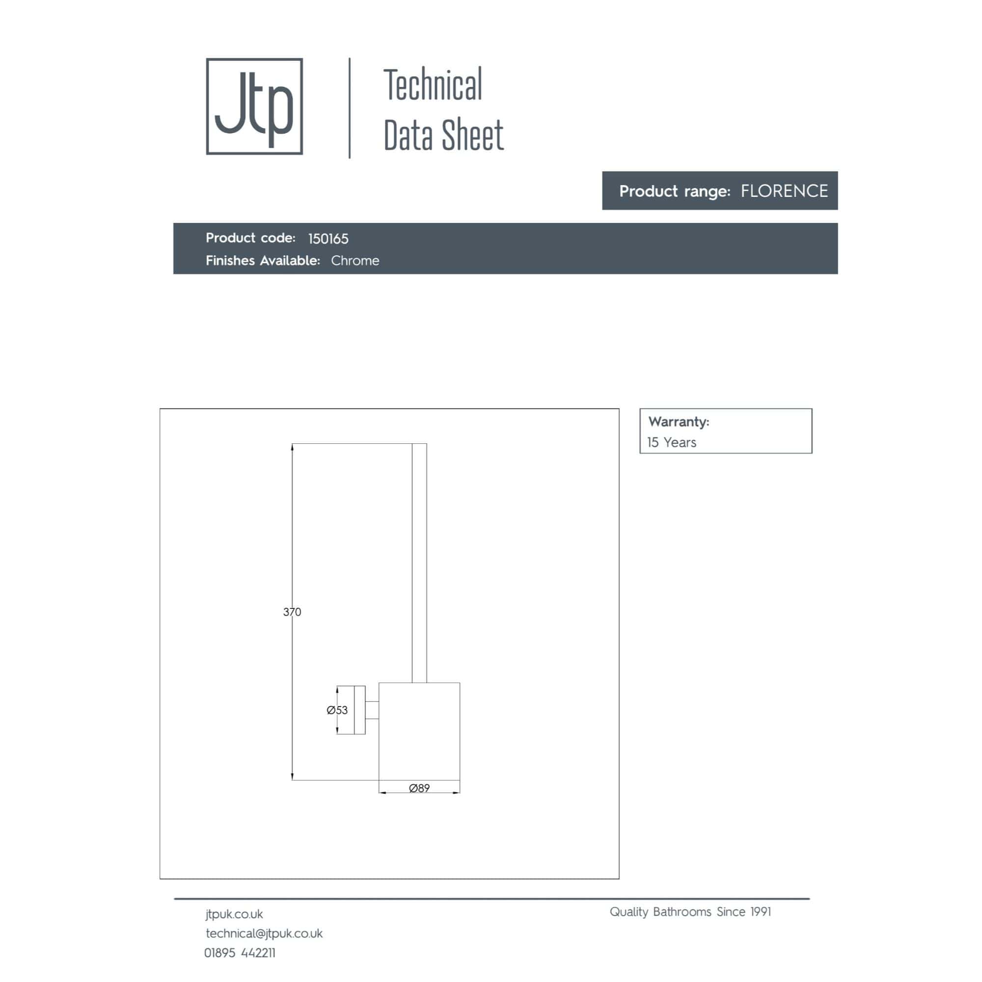 Sleek chrome bathroom tap from Bubly Bathrooms featuring a modern design for contemporary bathrooms.