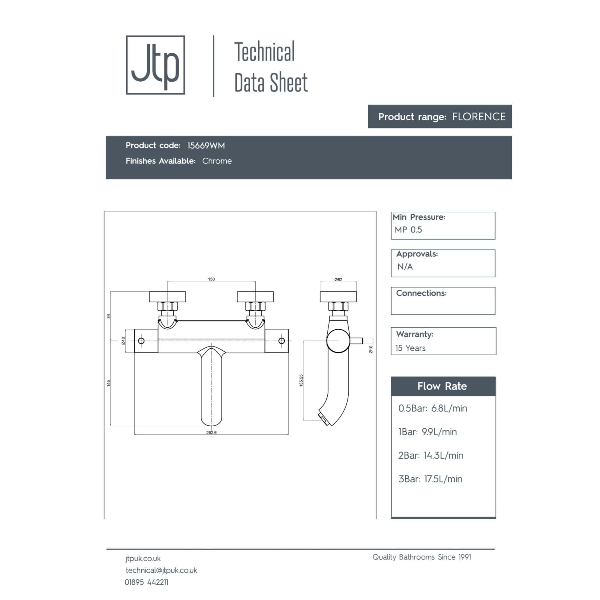 Futuristic bathroom tap with chrome finish, detailed technical drawing of the Florence model for high-end bathroom renovation.