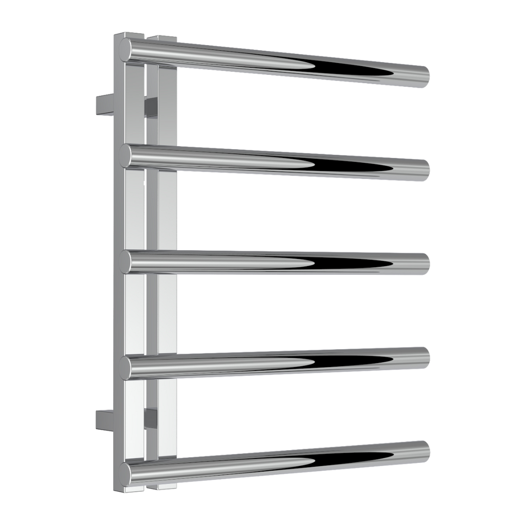 Reina Celico Polished Stainless Steel Heated Towel Rail 585mm X 500mm