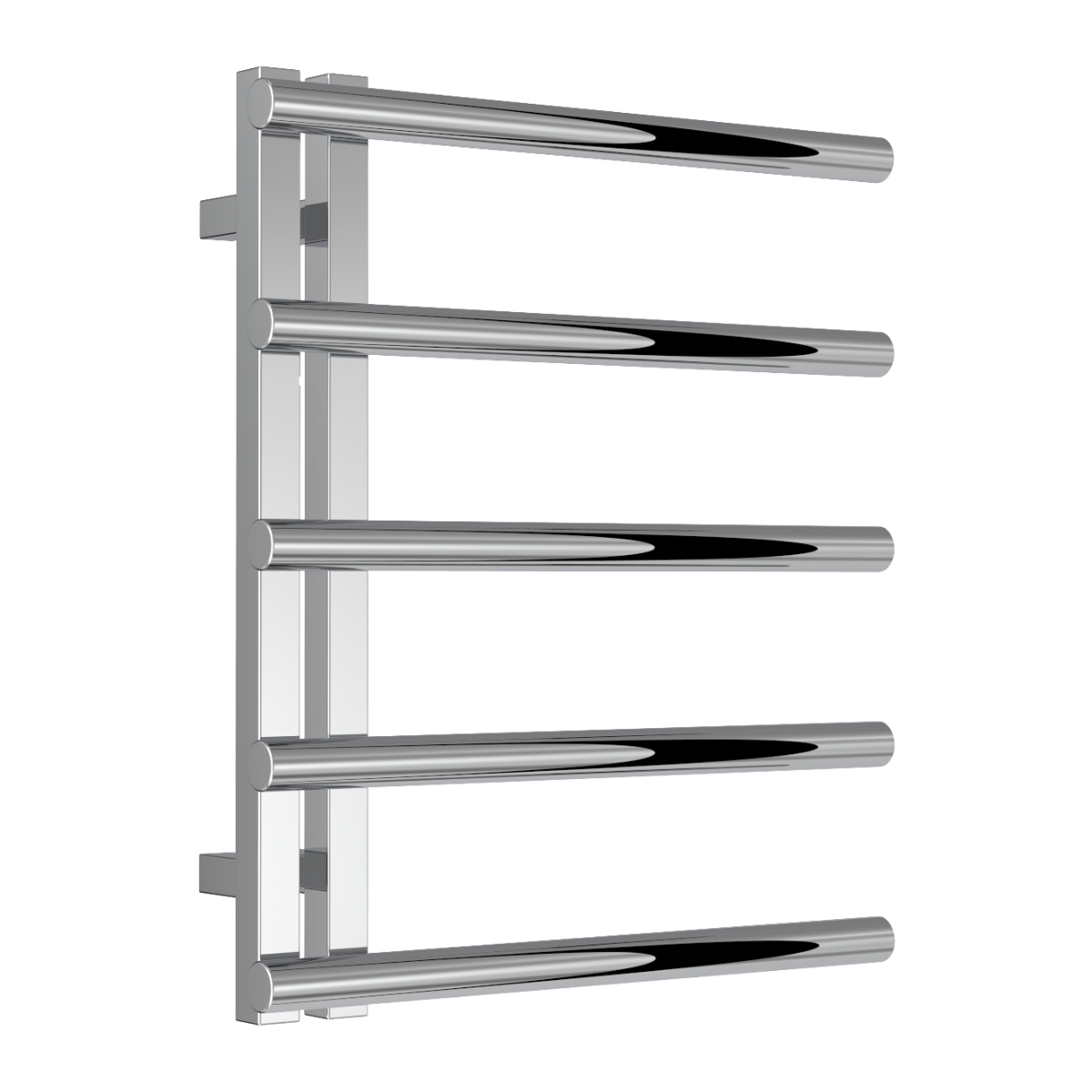 Reina Celico Polished Stainless Steel Heated Towel Rail 585mm X 500mm
