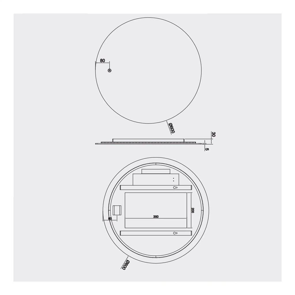 High-quality round shower tray with precise dimensions and installation specifications for modern bathroom renovations. Ideal for stylish and functional Bubly Bathrooms projects.