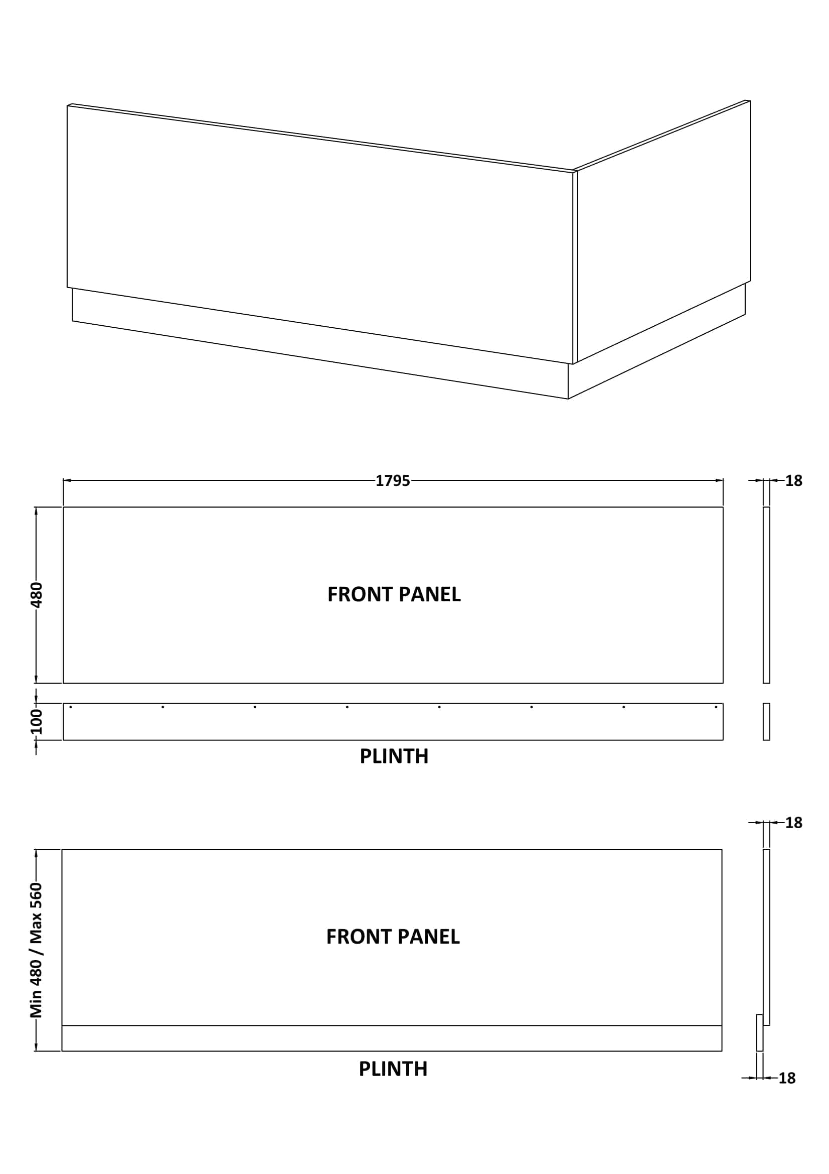 Modern bathroom vanity unit with sleek front panels and customisable plinths, perfect for contemporary bathroom designs. Durable, stylish, and functional for optimal bathroom storage and organisation.