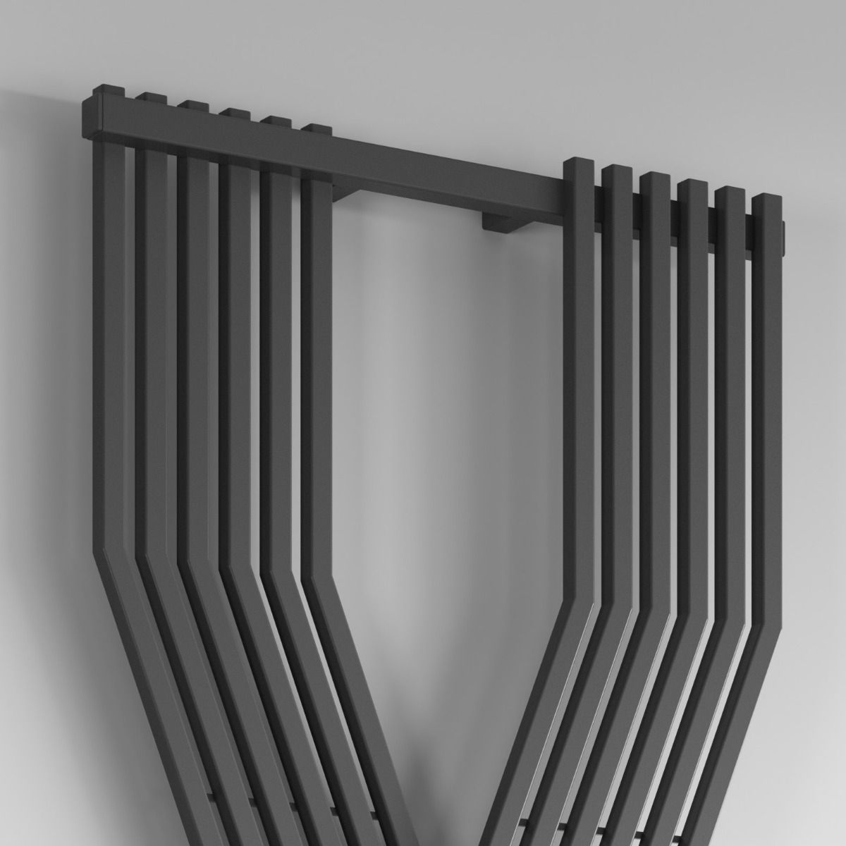 Reina Coredo Anthracite Designer Radiator
