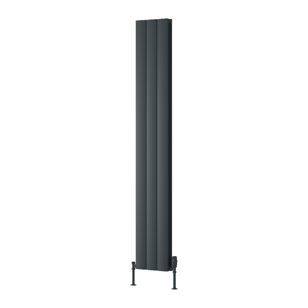 Reina Loco Vertical Double Anthracite Designer Radiator 1800mm X 280mm