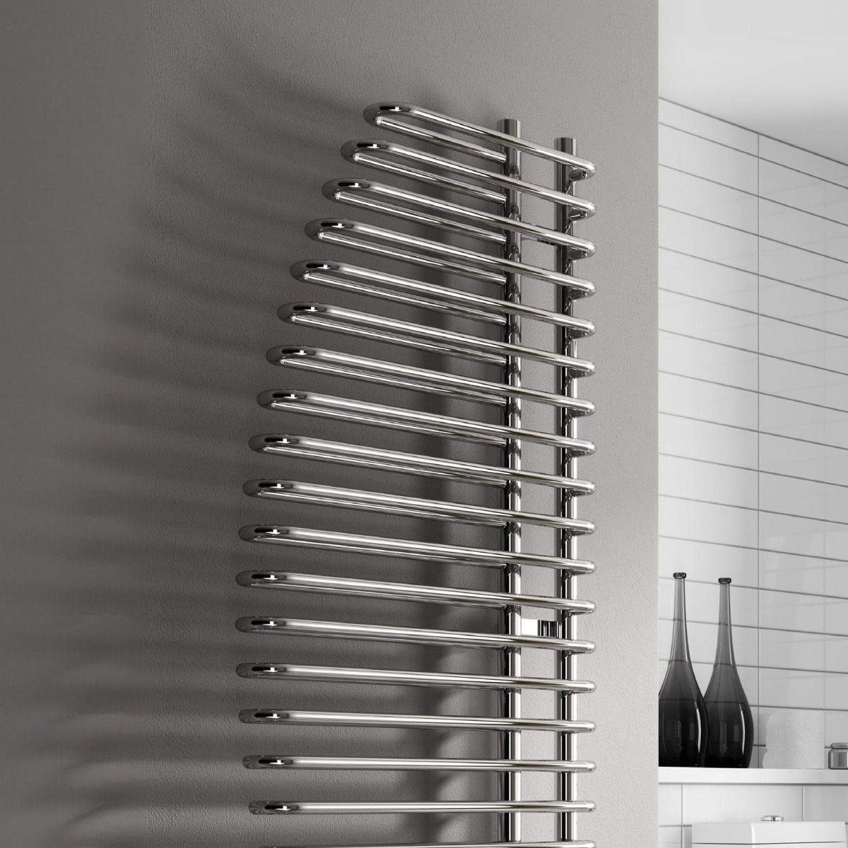 Reina Nola Chrome Heated Towel Rail