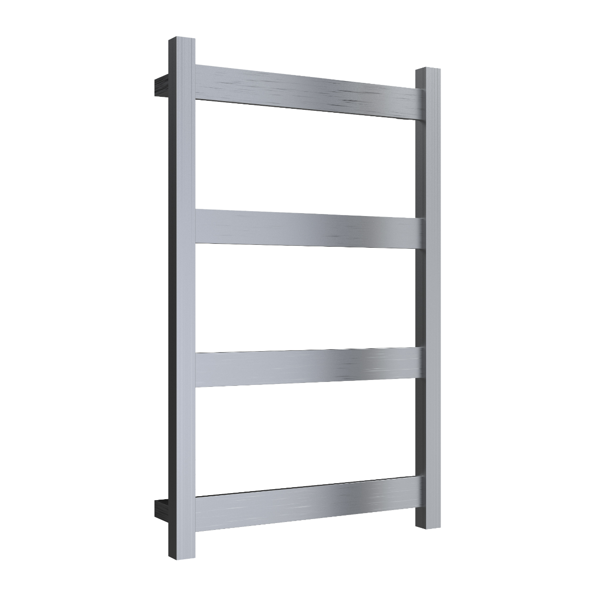 Reina Mina Brushed Stainless Steel Heated Towel Rail 750mm X 480mm