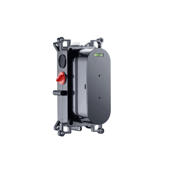 Smart bathroom sensor and control device for efficient water and lighting management.