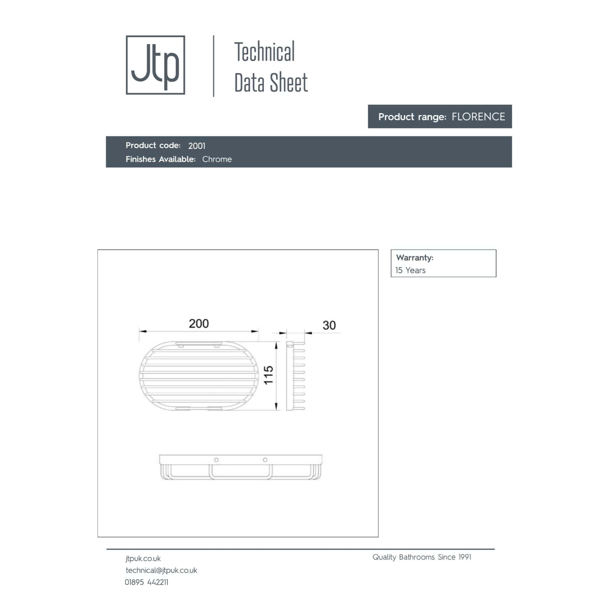 Sleek chrome bathroom air vent with horizontal grille design, measuring 200mm by 115mm, ideal for modern bathroom ventilation systems. Durable material with a 15-year warranty, suitable for stylish bathroom renovations.