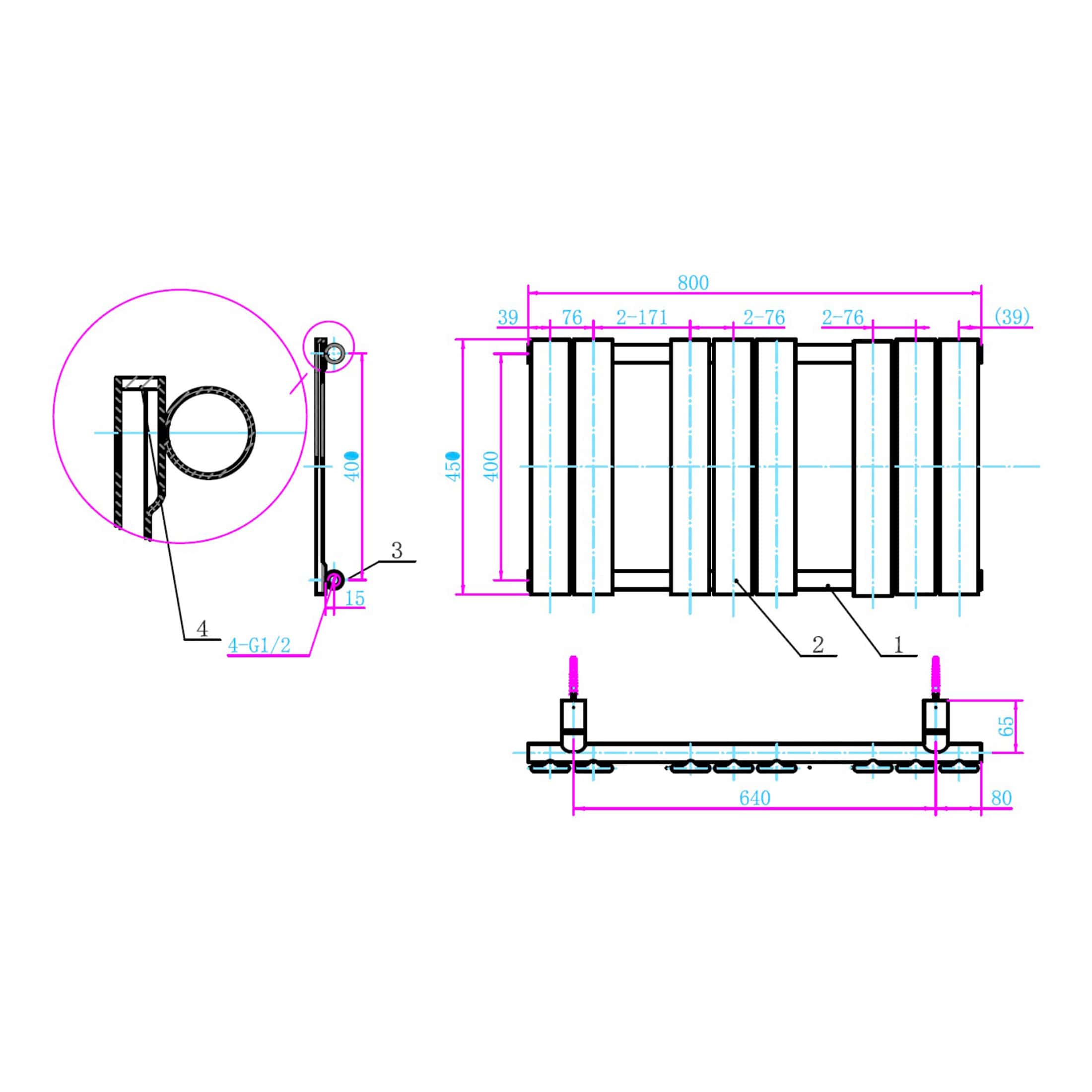 High-quality technical bathroom drawing with detailed measurements for Bubly Bathrooms, showcasing plumbing fixtures, dimensions, and installation specifications for professional bathroom design and renovation.