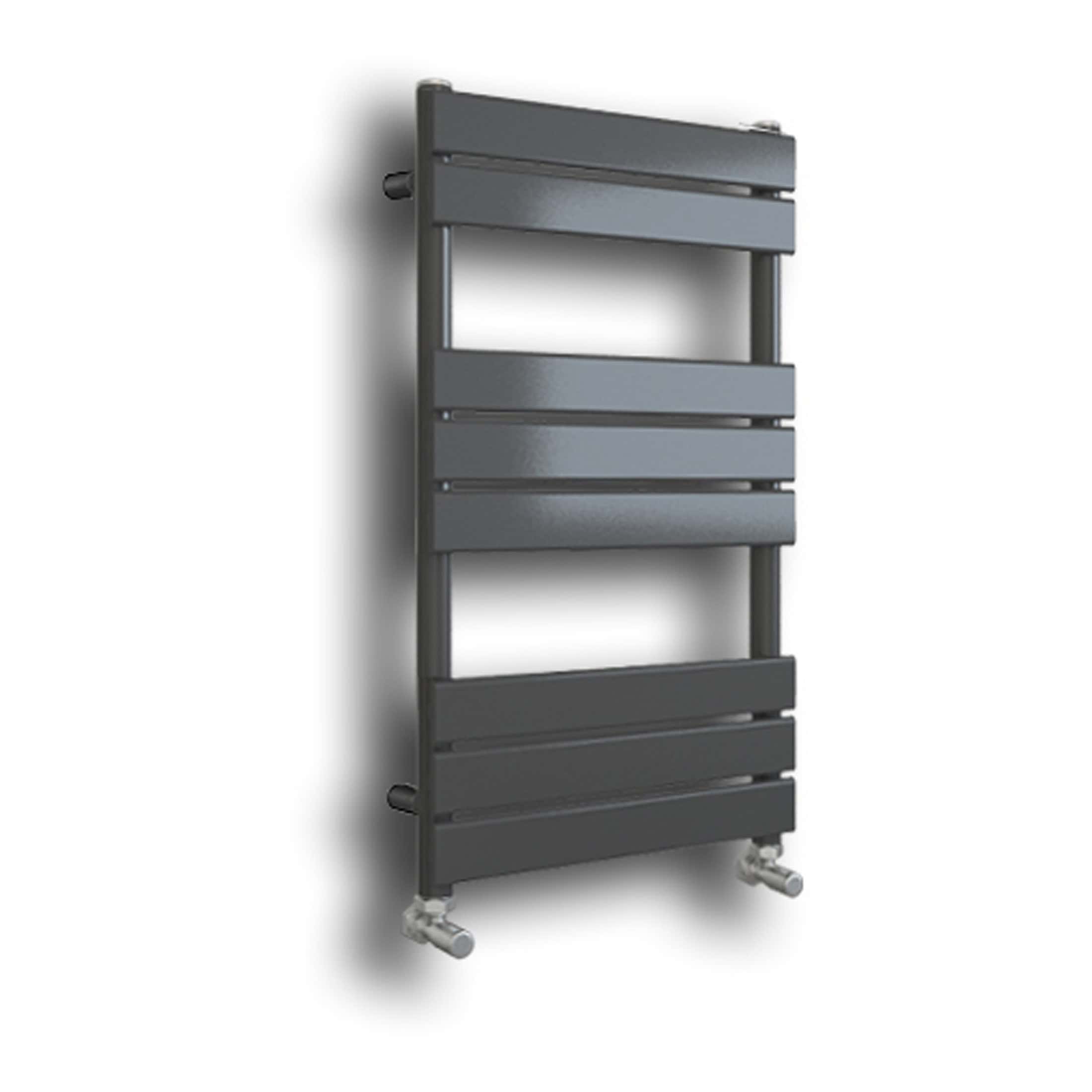 Stainless steel heated towel rail for modern bathroom heating and drying, featuring a sleek design, durable finish, and easy wall-mount installation for hygienic towel storage.