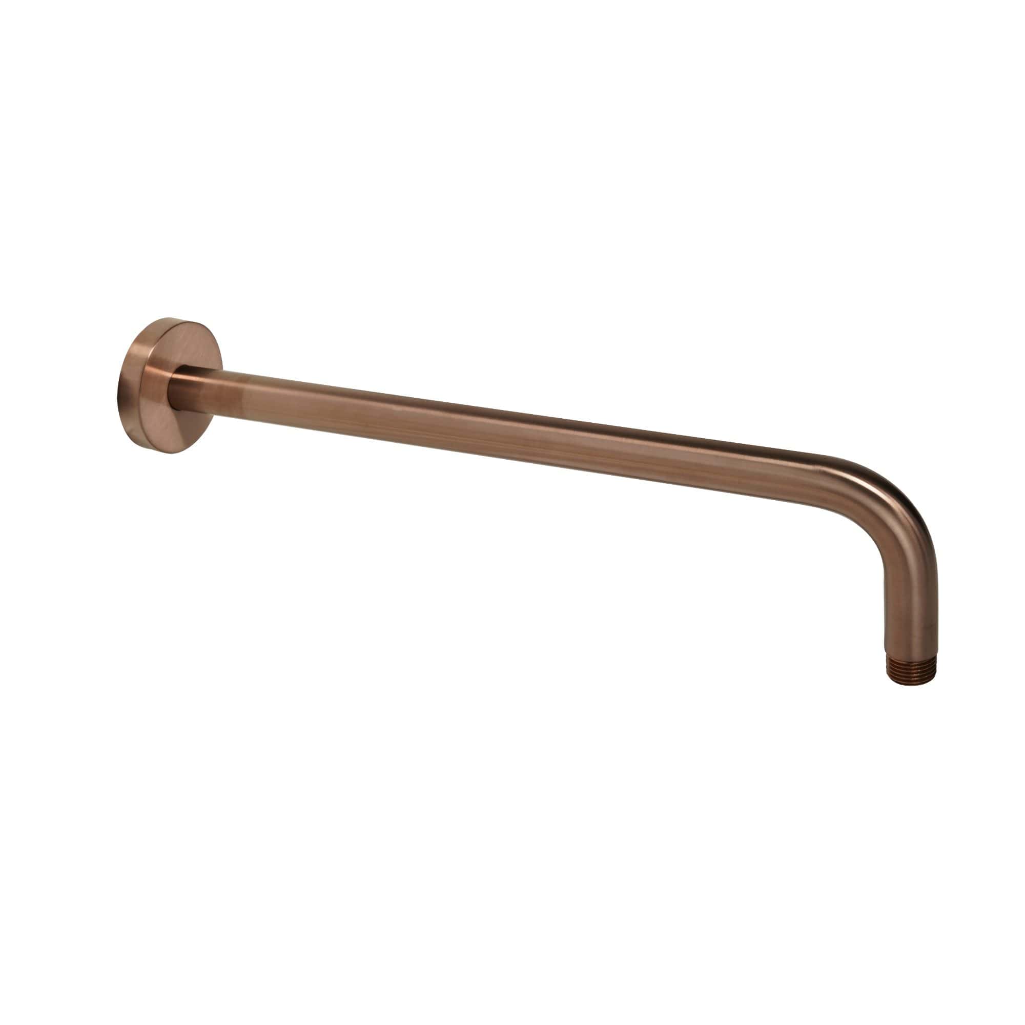 Polished copper wall-mounted bathroom grab bar, modern safety accessory for bathroom safety, durable design, ideal for elderly or disabled users.