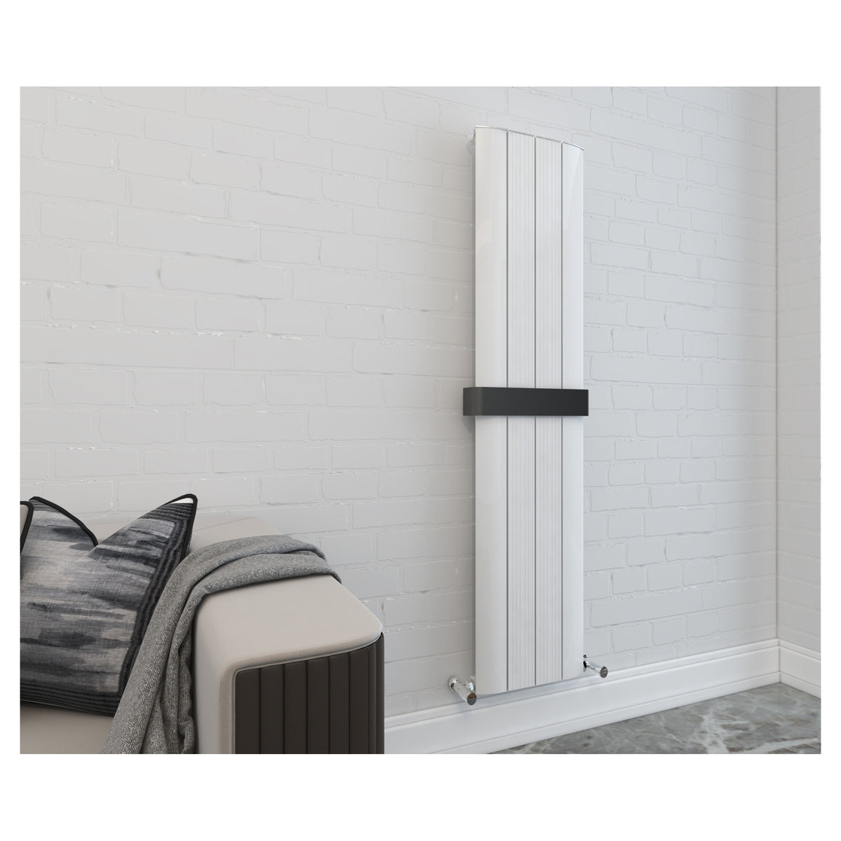 Tailored Taupo Towel Hanger, Black