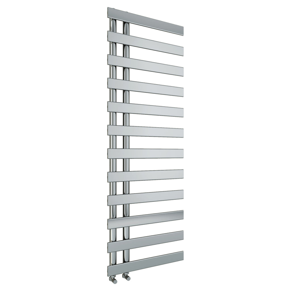 Tailored Milton Offset Designer Towel Radiator - Chrome, 1564mm X 500mm - view 2