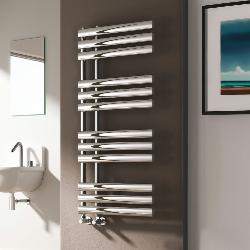 Reina Chisa Anthracite Heated Towel Rail