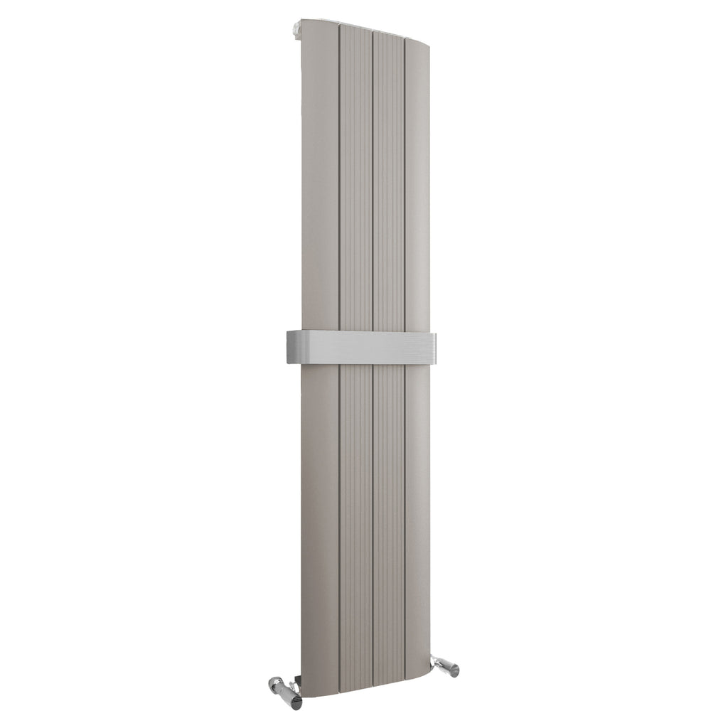 Tailored Taupo Aluminium Radiator 1800x375mm - Soft Coffee - view 1