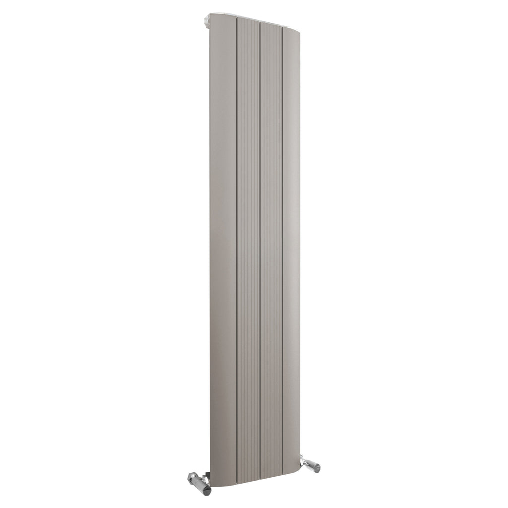 Tailored Taupo Aluminium Radiator 1800x375mm - Soft Coffee - view 3