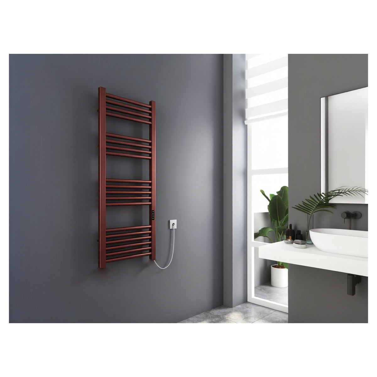 Tailored Paloma Electric Heater Brushed Bronze - 1200 x 500mm