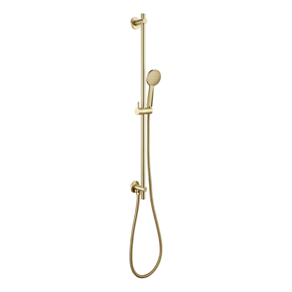 Jtp Vos Slider Shower Rail Kit Round Shower Handset And Shower Hose