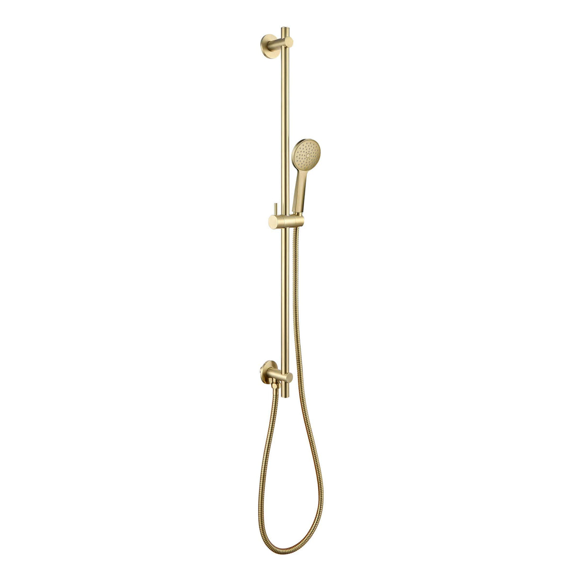 Jtp Vos Slider Shower Rail Kit Round Shower Handset And Shower Hose