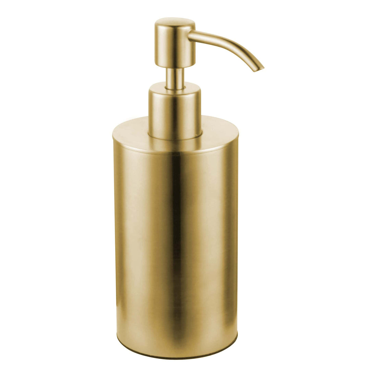 Shiny gold bathroom soap dispenser with modern design, perfect for luxury bathrooms and kitchens, enhancing decor with stylish accessories and high-quality finishes.